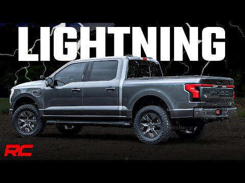 3 Inch Lift Kit Forged UCA Ford F-150 Lightning 4WD (2022-2026) Rough Country