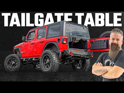 Tailgate Table Jeep Wrangler JL (18-26)/Wrangler Unlimited (18-26) Rough Country
