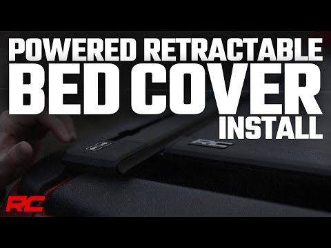 Powered Retractable Bed Cover 5 Foot 7 Inch Bed Toyota Tundra (07-21) Rough Country