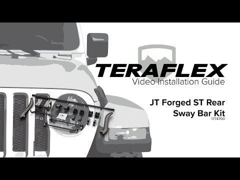 20-Up Jeep Gladiator Forged ST Sway Bar Kit Rear 1.5 Inch+ Rear Lift TeraFlex