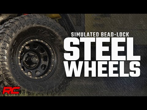 Steel Simulated Bead Lock Wheel Black Rough Country