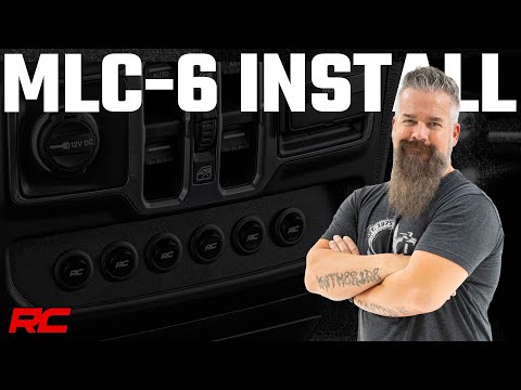 MLC-6 Muliple Light Controller Lower Dash Jeep Wrangler JL/Wrangler Unlimited (18-26) Rough Country