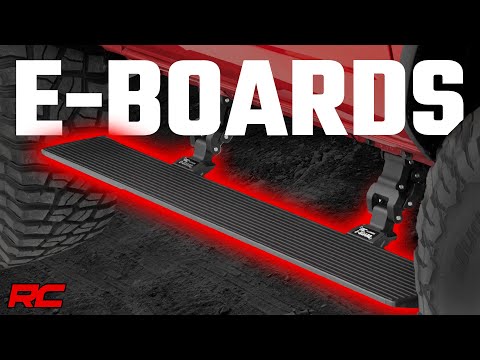 Power Running Boards Dual Electric Motor Quad Cab Ram 2500/3500 (11-26) Rough Country