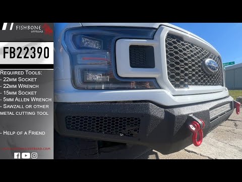 2018-2020 Ford F-150 Pelican Front Bumper Fishbone Offroad
