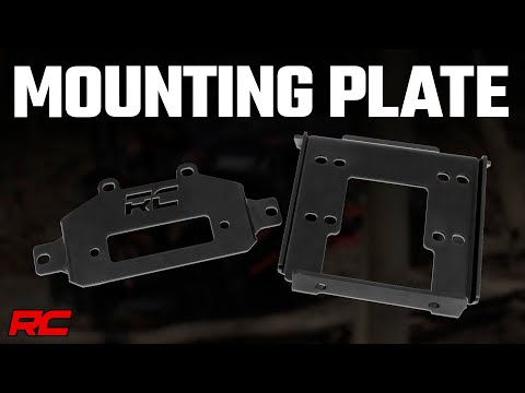 Winch Mounting Plate Polaris RZR XP 1000 Rough Country