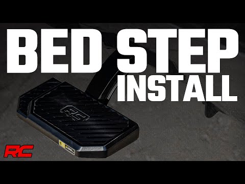 Retractable Bed Step Manual Pull Silverado/Sierra 1500 (14-18 & Classic) Rough Country