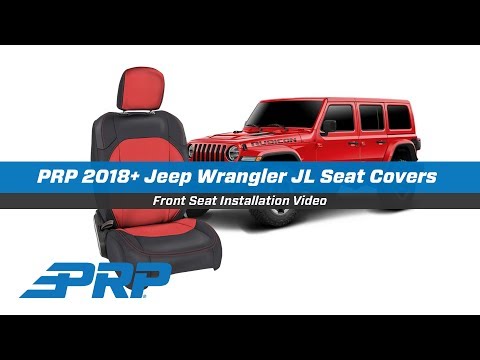 Front Seat Covers for Jeep Wrangler JLU 4 Door Jeep Gladiator JT with Molle Back Pair PRP Seats