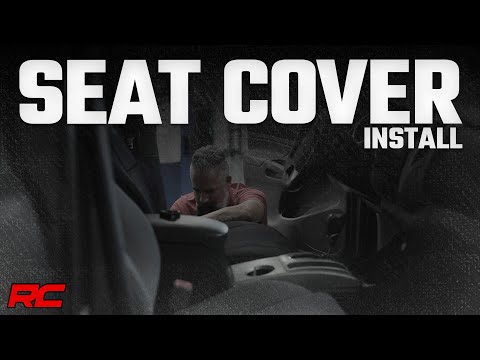 Seat Covers Black FR & RR Crew Cab Toyota Tacoma 2WD/4WD (2005-2015) Rough Country