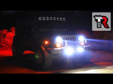 Jeep Head Lights Gravity LED 7 Inch 2- Light 2007-2018 Jeep Wrangler JK 2/4-Door KC HiLiTES