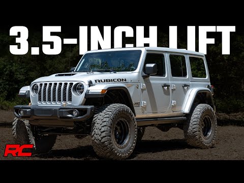 3.5 Inch Lift Kit C/A Drop 4-Door 392 Jeep Wrangler Unlimited (18-23) Rough Country
