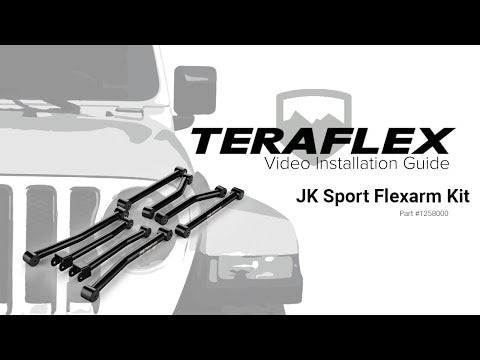 07-18 Wrangler JK Sport Control Arm Kit 8-Arm 2.5-3 Inch Lift TeraFlex