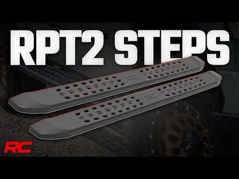 RPT2 Running Board Crew Cab Black Ford F-150 2WD/4WD (2009-2014) Rough Country