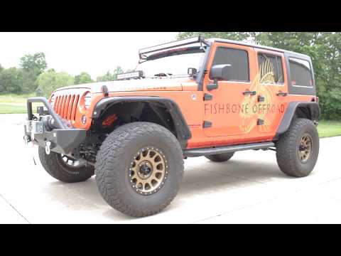 Jeep JK Inner Fender Accent Plate 07-18 Wrangler JK Fishbone Offroad