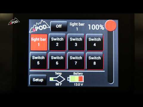 Add On Amber LED 8-Switch Panel for 09-18 Jeep Wrangler JK (for SourceSE)