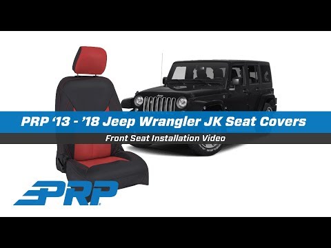 Front Seat Covers for 13-18 Jeep Wrangler JK 2 Door or 4 Door Pair PRP Seats