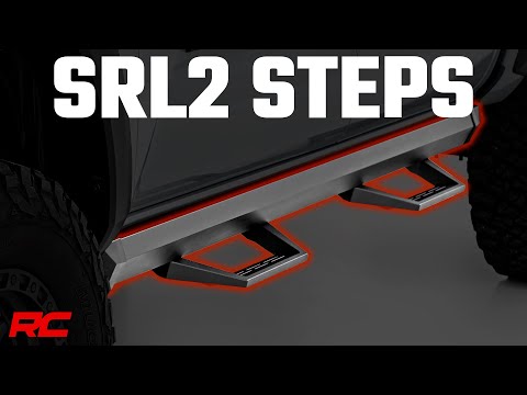 SRL2 Adjustable Aluminum Steps Ford Ranger 2WD/4WD (2019-2026) Rough Country