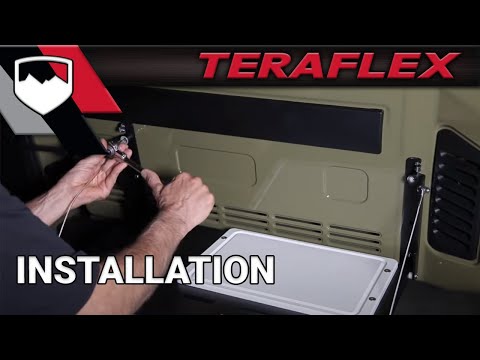 07-18 Wrangler JK Cutting Board w/ Hardware MP Tailgate Table TeraFlex
