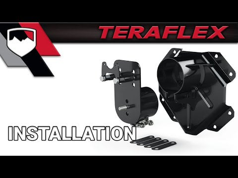07-18 Wrangler JK Alpha HD Adjustable Spare Tire Mount Kit 5x5.5 Inch TeraFlex
