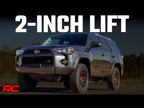 2 Inch Lift Kit Red Spacers Toyota 4Runner 2WD/4WD (2010-2024) Rough Country