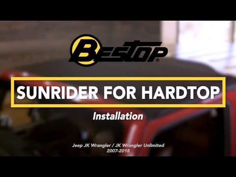 The SunScreen For Jeep '18-Current Wrangler JL Mesh Bestop