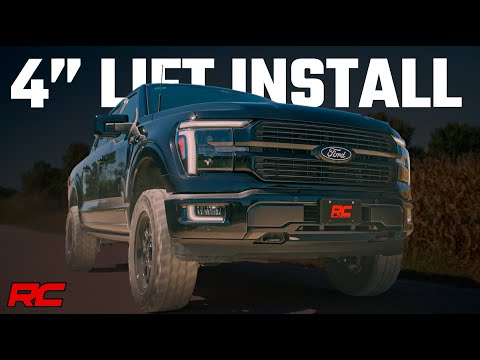 4 inch Lift Kit Forged UCA M1/M1 No Cut Ford F-150 4WD (2021-2026) Rough Country