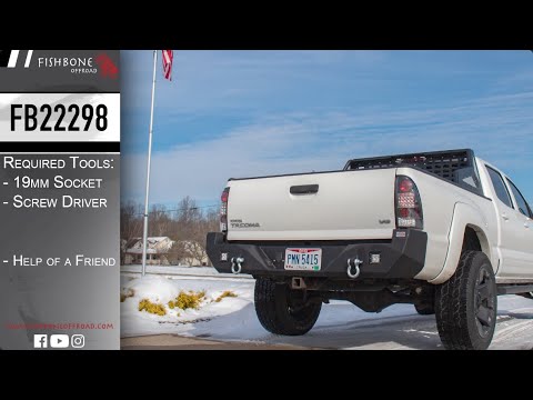 2005-2015 Tacoma Rear Bumper Fishbone Offroad