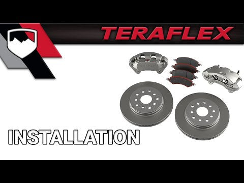 07-18 Wrangler JK Slotted Brake Rotor Front TeraFlex