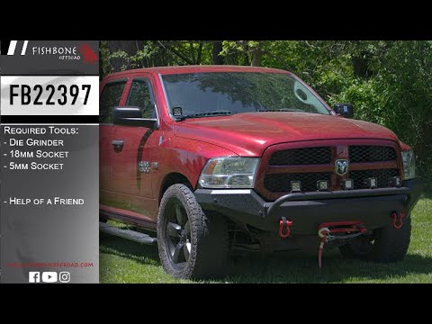 2009-Current Ram 1500 Classic Anglerfish Front Bumper Fishbone Offroad