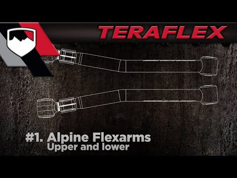07-18 Wrangler JK Alpine Long Arm Kit 8-Arm 3-6 Inch Lift TeraFlex