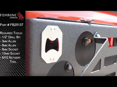 Jeep JK Tailgate Table 07-18 Wrangler JK Fishbone Offroad