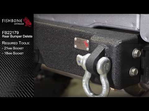 Jeep JL Rear Bumper Delete For 18-Pres Wrangler JL Fishbone Offroad