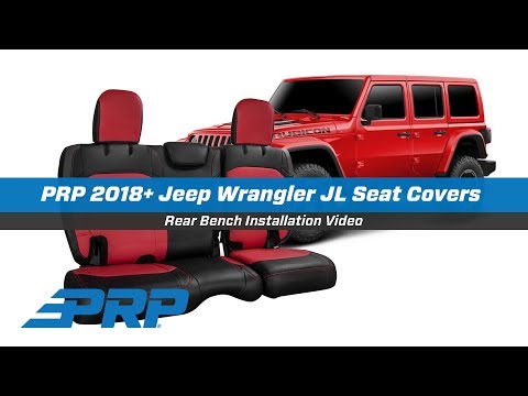 Rear Bench Cover for Jeep Wrangler JLU 4 door with no armrest PRP Seats