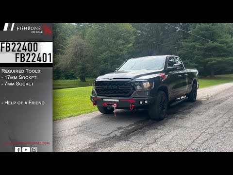 2019-2023 Ram 1500 Pike Front Bumper Fishbone Offroad