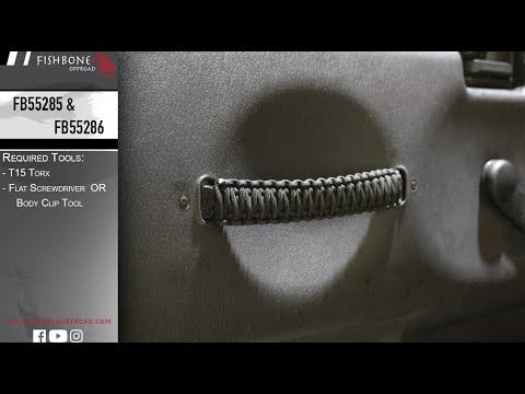 Wrangler Paracord Door Handles for 97-06 Jeep Wrangler Fishbone