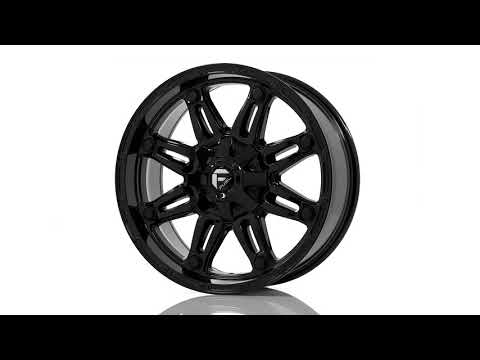 Aluminum Wheels 20X9 Hostage D625 Gloss Black Fuel Off Road Wheels