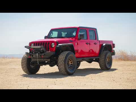 2018-2026 Jeep Wrangler JL Rear Fender Flares Body Armor 4X4