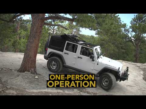 Supertop Ultra Squareback Soft Top For Jeep 2018-Current Wrangler JL 4 Door Bestop