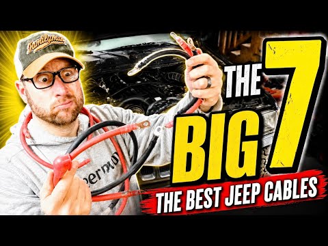 1993-1998 Jeep Grand Cherokee Battery Cable Kit ZJ 4.0 Liter 1/0 Gauge Battery Cable Big7Kits