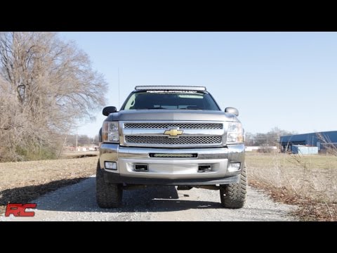 LED Light Mount Bumper 20 Inch Chevy Silverado 1500 (07-13)/Silverado 2500 HD (07-10) Rough Country