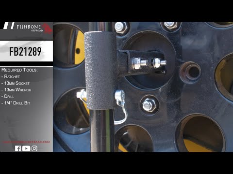 Spare Tire Flag Mount Fishbone Offroad