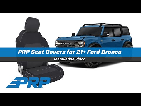 Rear Bench Covers for 2021+ Ford Bronco 2 Door PRP Seats