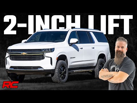 2 Inch Lift Kit Chevy/GMC SUV 1500 4WD (2021-2026) Rough Country