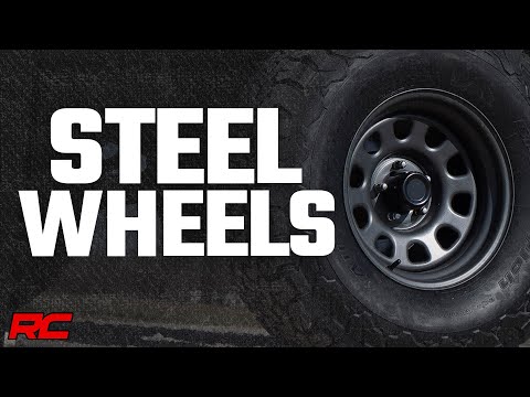 Steel Wheel Black 16x8 Rough Country