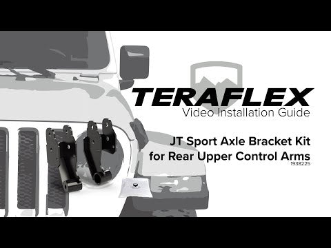 20-Up Jeep Gladiator Extended-Travel Axle Bracket Kit Rear Upper Control Arms 1 Inch+ Rear Lift TeraFlex