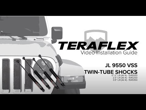 18-Up Wrangler JL 9550 VSS Twin-Tube Shock Kit 0-2 Inch Lift TeraFlex