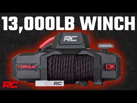 13000-Lb Pro Series Winch Synthetic Rope Rough Country