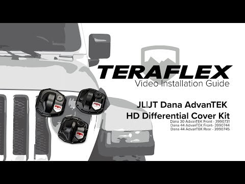 Dana 44 AdvanTEK M220 HD Differential Cover Kit Rear 18-Up Wrangler JL/Gladiator TeraFlex