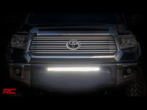 LED Light Kit Bumper Mount 30 Inch Spectrum Single Row Toyota Tundra (14-21) Rough Country