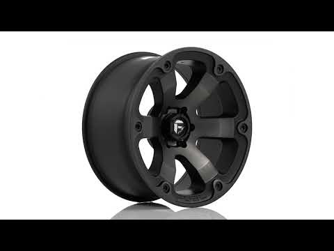 Aluminum Wheels 17X9 Beast D564 Matte Black/Machined Dark Tint Fuel Off Road Wheels