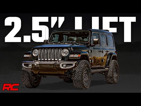 2.5 Inch Lift Kit Coils V2 Jeep Wrangler JL 4WD (2024-2026) Rough Country